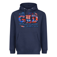 Navy with god all things are possible usa Heavyweight Hoodie - AdoDesignShop