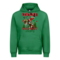 Emerald dreaming of a wild west christmas cowboy santa Urban Hoodie - MaliasSmallBusiness