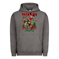 Pigment Tornado dreaming of a wild west christmas cowboy santa Urban Hoodie - MaliasSmallBusiness