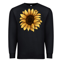 Black sunflower Premium Sweatshirt - JahusDesignShop