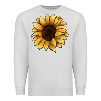 Dove Grey sunflower Premium Sweatshirt - JahusDesignShop