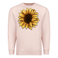 Pale Pink sunflower Premium Sweatshirt - JahusDesignShop