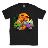 Black halloween farm truck Classic Tee - Zillion Design Studio