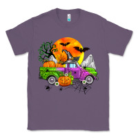 Lavender halloween farm truck Classic Tee - Zillion Design Studio