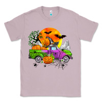 Lilac halloween farm truck Classic Tee - Zillion Design Studio