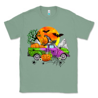 Sage halloween farm truck Classic Tee - Zillion Design Studio