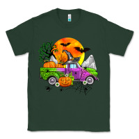 Sports Green halloween farm truck Classic Tee - Zillion Design Studio