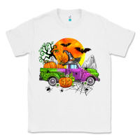 White halloween farm truck Classic Tee - Zillion Design Studio