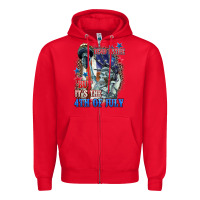 Red Dead inside but it's the 4th of July Zipper Hoodie - CowGirlArtShop