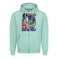 Seafoam Dead inside but it's the 4th of July Zipper Hoodie - CowGirlArtShop