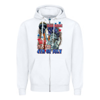 White Dead inside but it's the 4th of July Zipper Hoodie - CowGirlArtShop