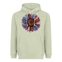Matcha usa flag camouflage sunflower Heavyweight Hoodie - JahusDesignShop