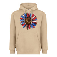 Mushroom usa flag camouflage sunflower Heavyweight Hoodie - JahusDesignShop