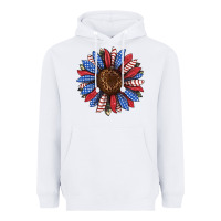 White usa flag camouflage sunflower Heavyweight Hoodie - JahusDesignShop