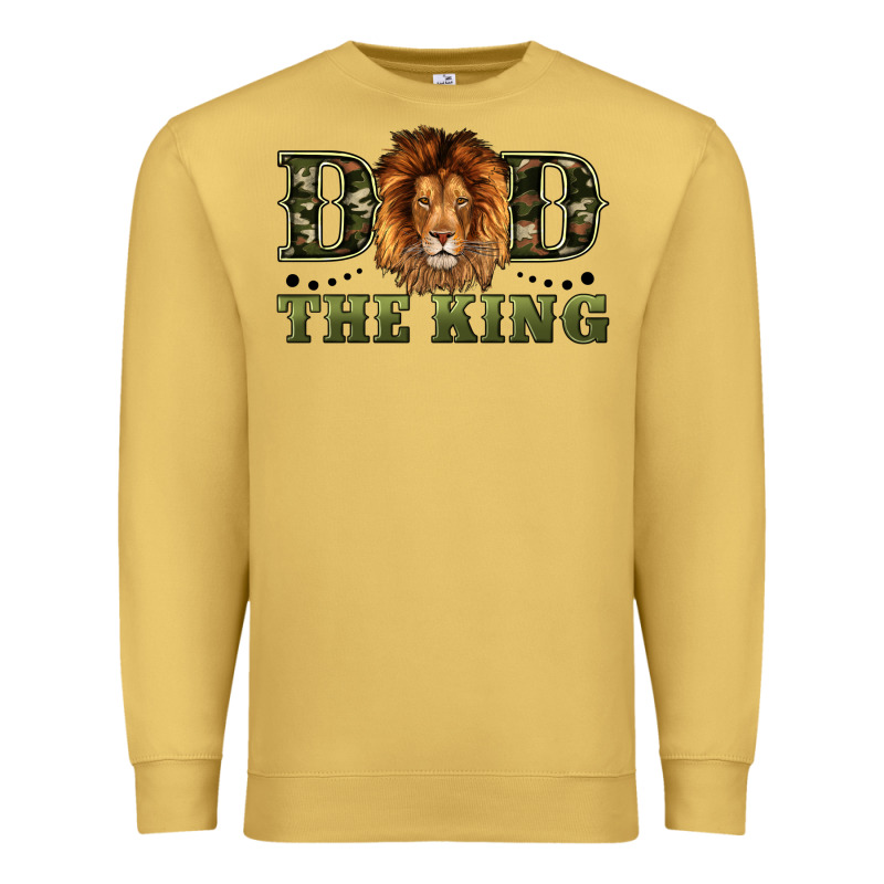 Dad The King Premium Sweatshirt by Artiststas | Teevron