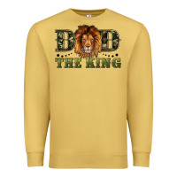 Antique Gold dad the king Premium Sweatshirt - Artiststas