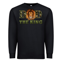 Black dad the king Premium Sweatshirt - Artiststas