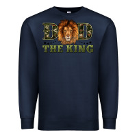 Navy dad the king Premium Sweatshirt - Artiststas