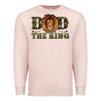 Pale Pink dad the king Premium Sweatshirt - Artiststas