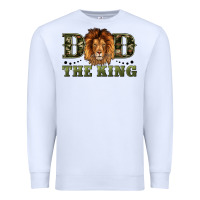 White dad the king Premium Sweatshirt - Artiststas