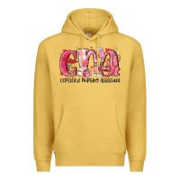 Antique Gold cna certified valentine nursing assistant valentin Premium Hoodie - MaliasSmallBusiness