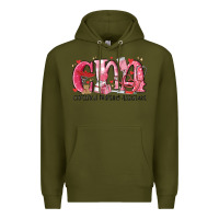 Army Green cna certified valentine nursing assistant valentin Premium Hoodie - MaliasSmallBusiness