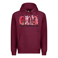 Burgundy cna certified valentine nursing assistant valentin Premium Hoodie - MaliasSmallBusiness