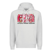 Dove Grey cna certified valentine nursing assistant valentin Premium Hoodie - MaliasSmallBusiness