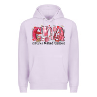 Lilac cna certified valentine nursing assistant valentin Premium Hoodie - MaliasSmallBusiness