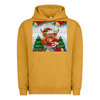 Pigment Peanut Butter christmas cow Urban Hoodie - MaliasSmallBusiness