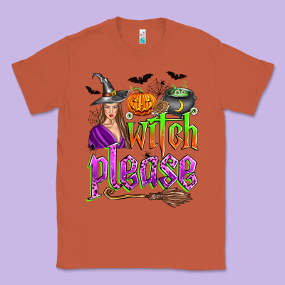 Witch Please Classic Tee Designed By Zillion Design Studio