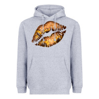 Heather Grey Western Sunflower Lips Heavyweight Hoodie - Bettercallsaul