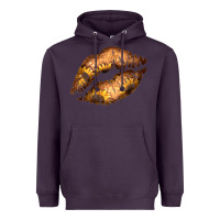 Plum Western Sunflower Lips Heavyweight Hoodie - Bettercallsaul