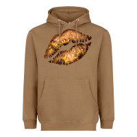 Toasted Coconut Western Sunflower Lips Heavyweight Hoodie - Bettercallsaul