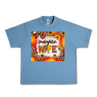Pebble Blue firefighter wife Urban Heavy Tee - RanaPortraitStore