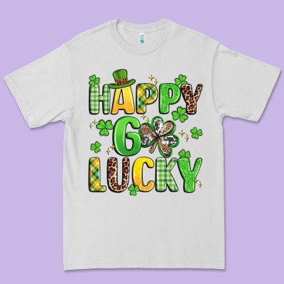 Happy Go Lucky Premium Tee Designed By Artiststas