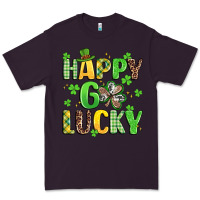 Plum happy go lucky Premium Tee - Artiststas