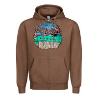 Chestnut Hello Summer Let's Go To The Beach Zipper Hoodie - SublimationCraftShop