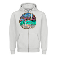 Dove Grey Hello Summer Let's Go To The Beach Zipper Hoodie - SublimationCraftShop