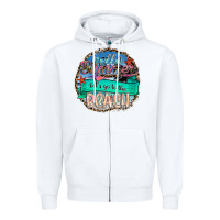 White Hello Summer Let's Go To The Beach Zipper Hoodie - SublimationCraftShop