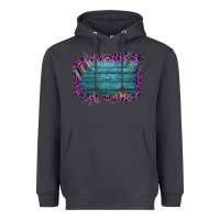 Smoke Aztec Wood Leopard Frame Heavyweight Hoodie - Bettercallsaul