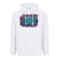 White Aztec Wood Leopard Frame Heavyweight Hoodie - Bettercallsaul