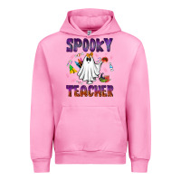 Fuchsia Pink spooky teacher Urban Hoodie - NancyCooperArtShop