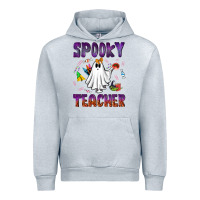 Heather Grey spooky teacher Urban Hoodie - NancyCooperArtShop