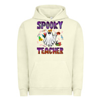 Pigment Pistachio spooky teacher Urban Hoodie - NancyCooperArtShop