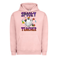 Pigment Salmon spooky teacher Urban Hoodie - NancyCooperArtShop