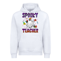 White spooky teacher Urban Hoodie - NancyCooperArtShop