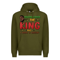Army Green martin luther the king 1963 i have a dream Premium Hoodie - MaliasSmallBusiness