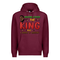 Burgundy martin luther the king 1963 i have a dream Premium Hoodie - MaliasSmallBusiness