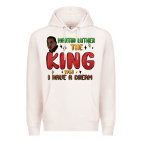 Pale Pink martin luther the king 1963 i have a dream Premium Hoodie - MaliasSmallBusiness